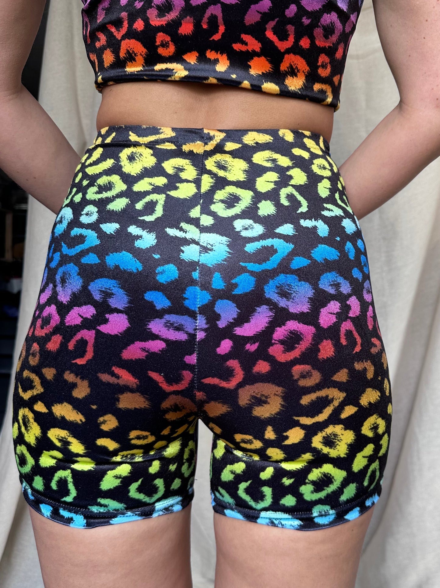 EXCLUSIVE - Stevie Shorts in Rainbow Leopard