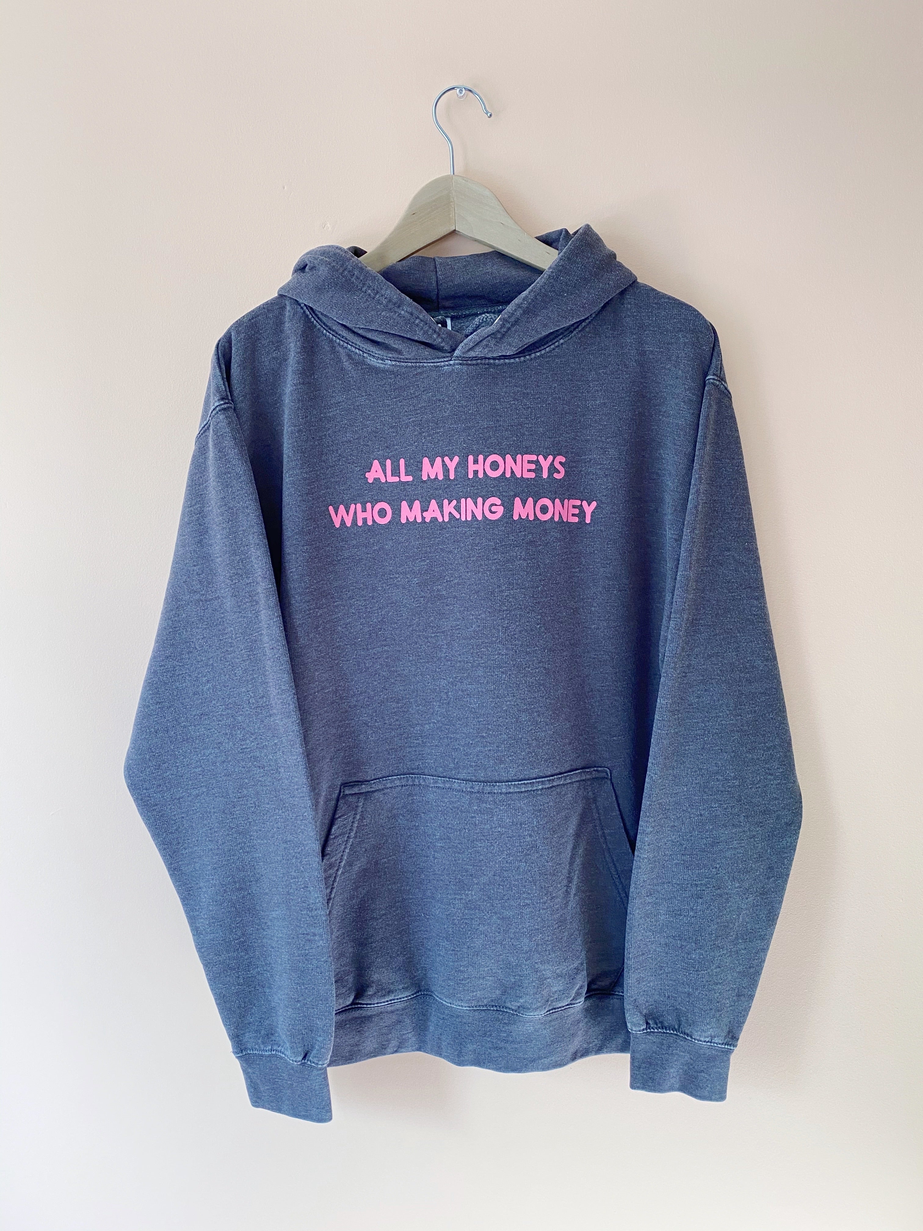 All money clearance in hoodie